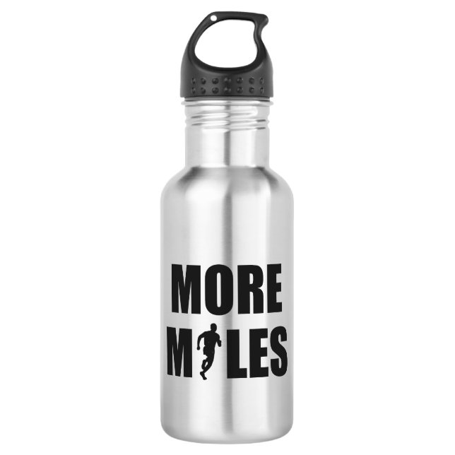 More Miles Running 532 Ml Water Bottle (Front)