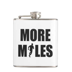 More Miles Running Hip Flask