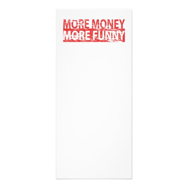 More money – more funny rack card (Front)