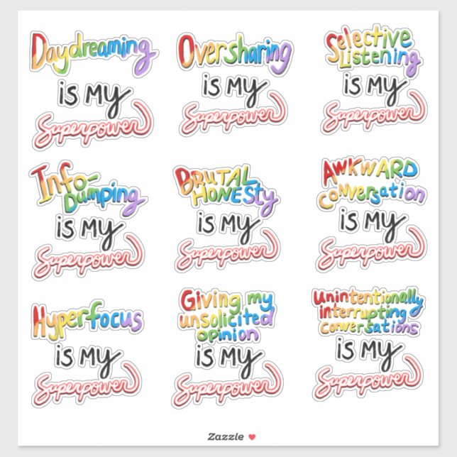 More Neurodivergent Superpowers (Sheet)