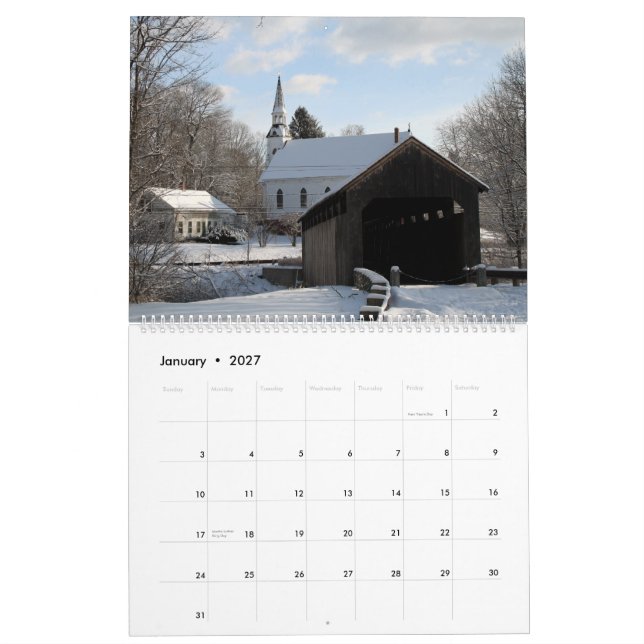 More New England Favourites! 2015 Calendar (Jan 2027)
