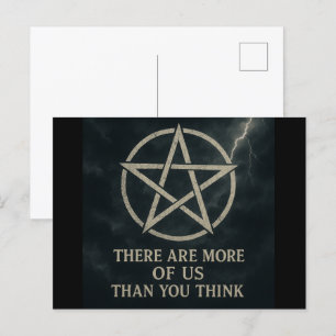 More of us Wicca Postcard