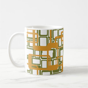 More Open Mid-Century Modern Rectangles Again Cof Coffee Mug