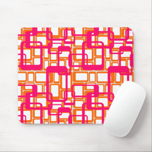 More Open Mid-Century Modern Rectangles Mouse Mat