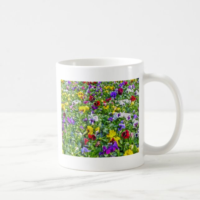 More Pansies Coffee Mug (Right)