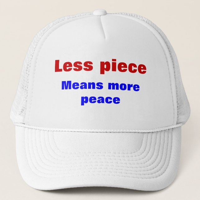 More peace trucker hats (Front)