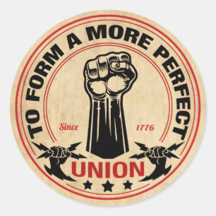 More Perfect Union 1016 Classic Round Sticker