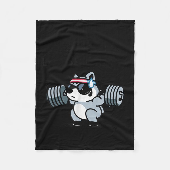 More Plates Less Self Hates Ssum Gym  Fleece Blanket (Front)