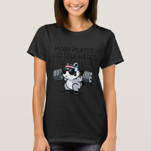 More Plates Less Self Hates Ssum Gym  T-Shirt