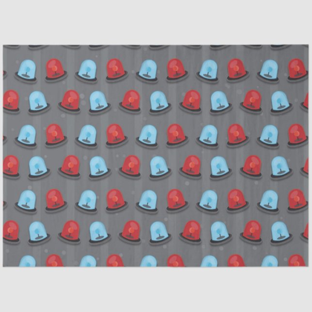 More Police Series Design 3 Tissue Paper (Front)