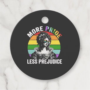 More Pride Less Prejudice LGBT Gay Pride Month Favour Tags