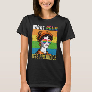 More Pride Less Prejudice LGBT Gay Pride Month T-Shirt