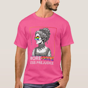 More Pride Less Prejudice LGBT Month of Pride Be P T-Shirt