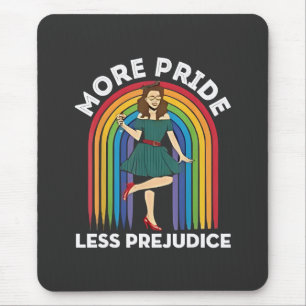 More Pride Less Prejudice LGBT Pride Month  Mouse Mat