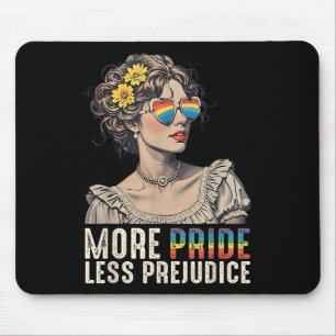 More Pride Less Prejudice Lgbt Queer Vintage Art A Mouse Mat