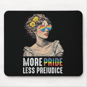 More Pride Less Prejudice Lgbtq Proud Ally Gay Les Mouse Mat