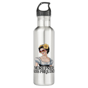More Pride Less Prejudice LGBTQ Proud Ally Pride 710 Ml Water Bottle