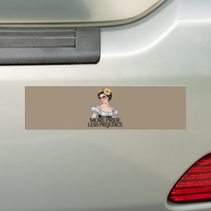 More Pride Less Prejudice LGBTQ Proud Ally Pride Bumper Sticker