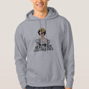 More Pride Less Prejudice LGBTQ Proud Ally Pride Hoodie