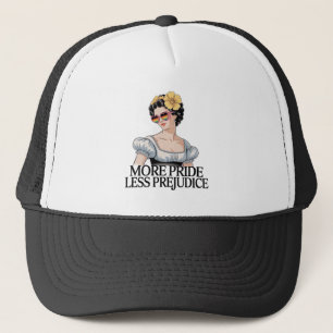 More Pride Less Prejudice LGBTQ Proud Ally Pride Trucker Hat