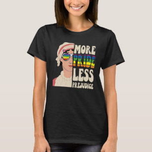 More Pride Less Prejudice, Pansexual Pride,Rainbow T-Shirt