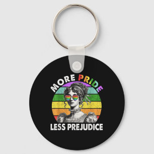 More Pride Less Prejudice Pride Month Lgbtq Gay Le Key Ring