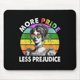 More Pride Less Prejudice Pride Month Lgbtq Gay Le Mouse Mat