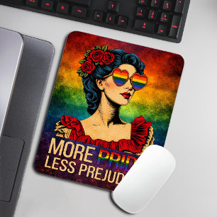 More Pride Less Prejudice Pride Month LGBTQ Mouse Mat