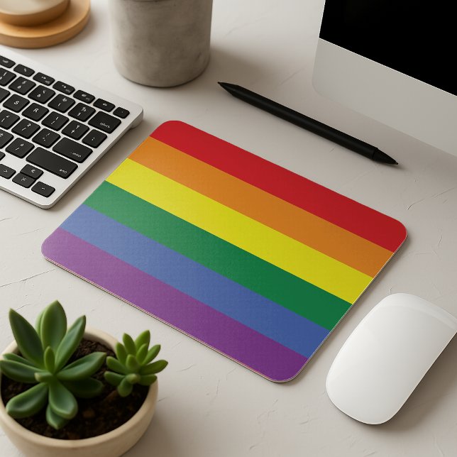 More Pride Less Prejudice Pride Month LGBTQ Mouse Mat (Creator Uploaded)