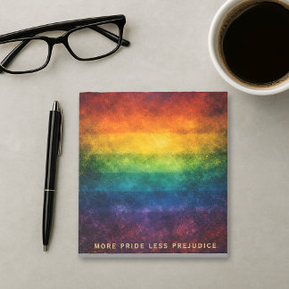 More Pride Less Prejudice Pride Month LGBTQ Notepad
