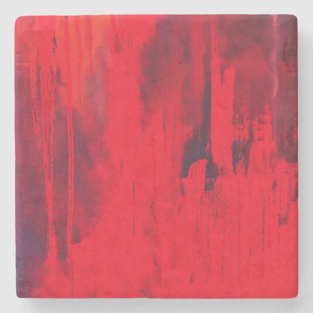 More Red Please Stone Coaster (Front)