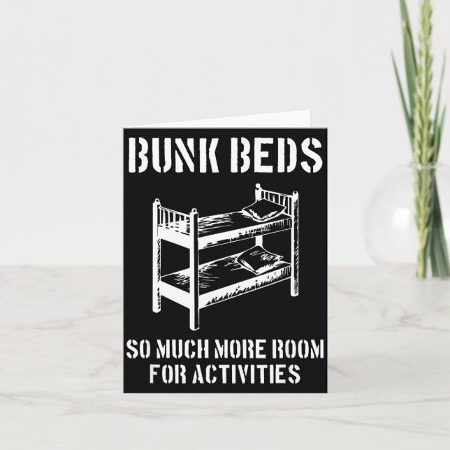 More Room For Activities - Movie Quote Funny Film  Card (Front)