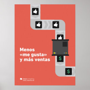 More sales with discount poster