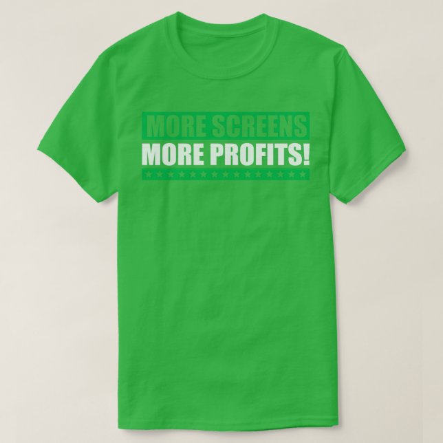 More Screens More Profits Trader T-Shirt (Design Front)