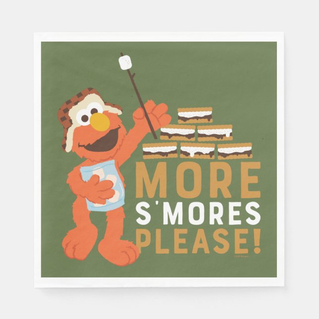 More S'mores Please! Napkin (Front)