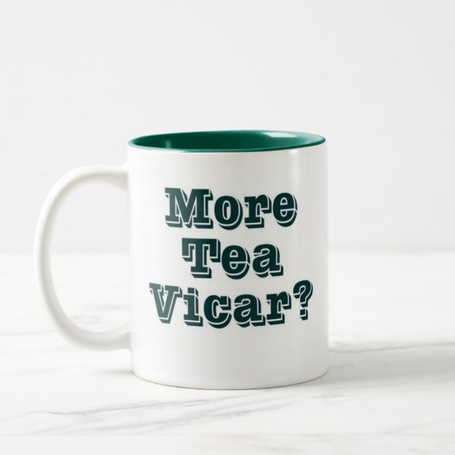 More tea Vicar Two-Tone Coffee Mug (Left)