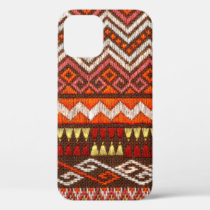 More than 100 years old colourful thai handcraft p iPhone 12 case