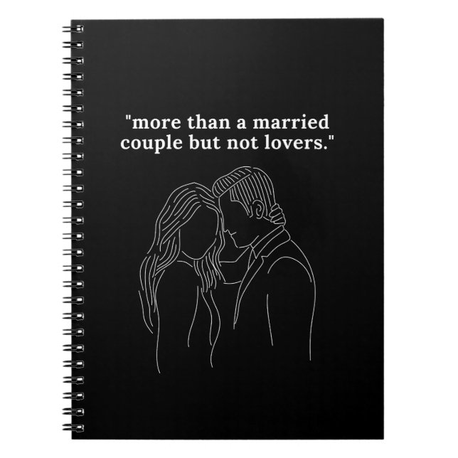 More Than a Married Couple, But Not Lovers Notebook (Front)