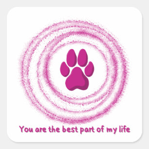 More Than a Pet: The Dog Owner Collection Square Sticker