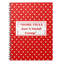 More Than a Social Group Sorority Notebook