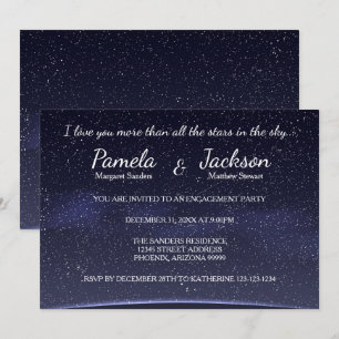 More Than All The Stars-Engagement Party Invite