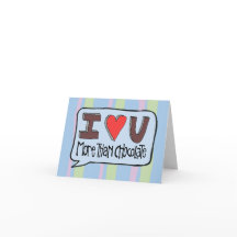 More than Chocolate with stripes Valentine