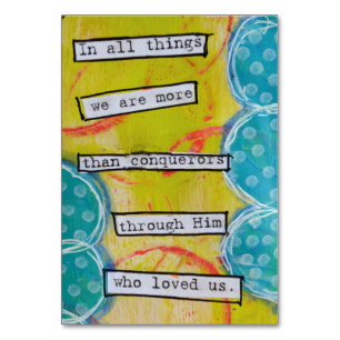 More than conquerors table number