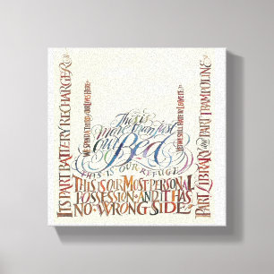 More Than Just A Bed Canvas Print