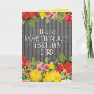 “More Than Just a Birthday Card” Funny Card