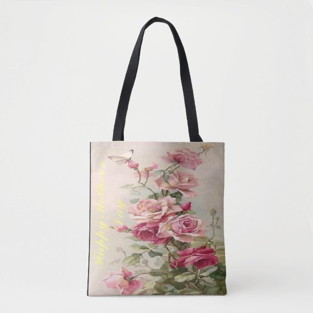 More Than Just a Gift: The Mum-Approved Floral Tot Tote Bag (Front)