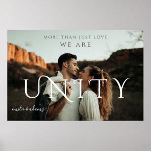 "MORE THAN JUST LOVE"   Custom Couple Photo Poster