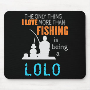 More Than Love Fishing Lolo Filipino Grandpa Mouse Mat