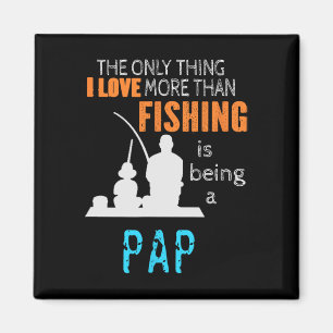 More Than Love Fishing Pap Special Grandpa  Magnet