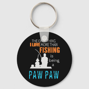 More Than Love Fishing Paw Paw Special Grandpa Key Ring